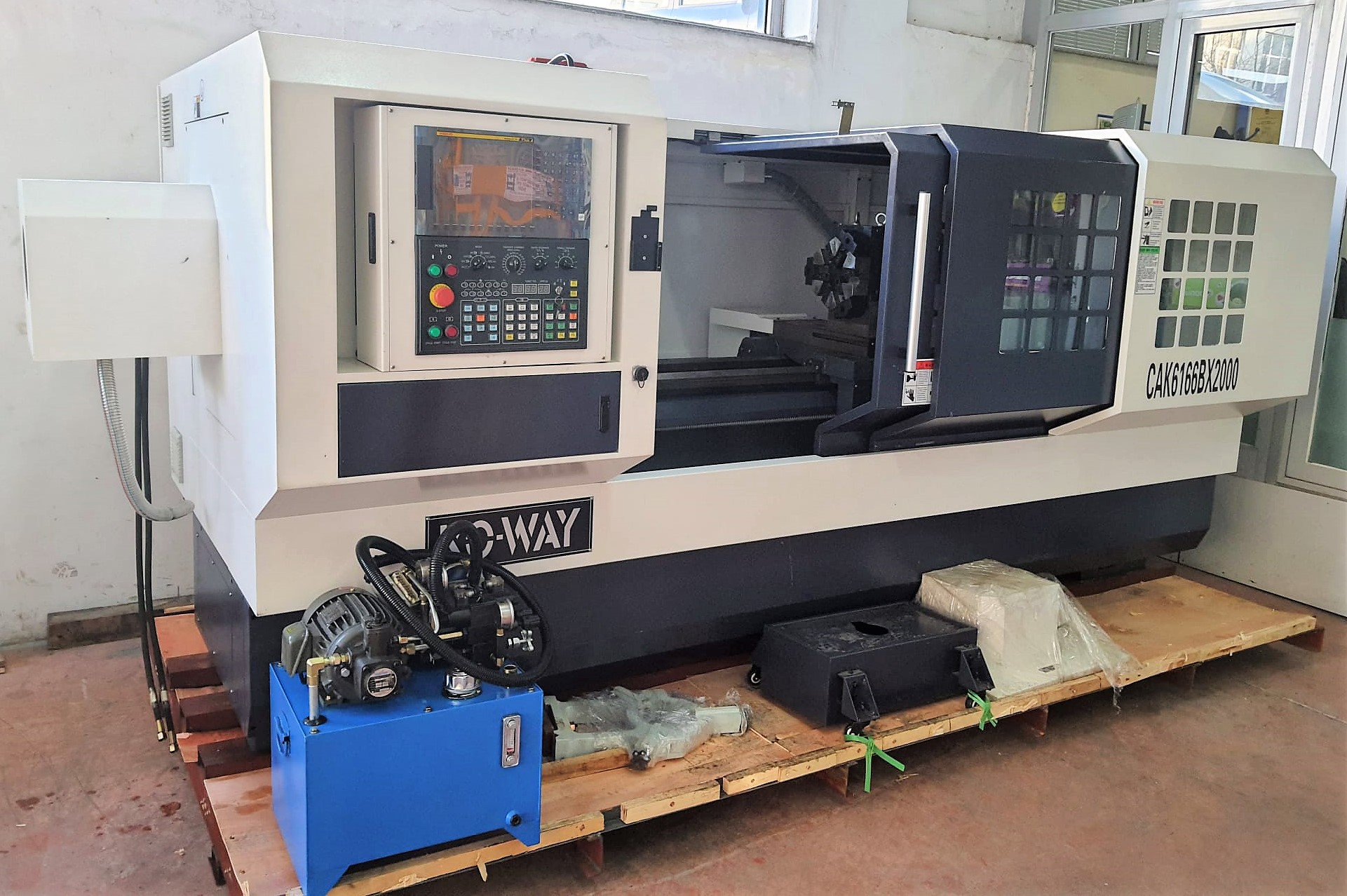 CNC TORNA TEZGAHI (DÜZ BANKO) CAK 6166B Ø 660X2000